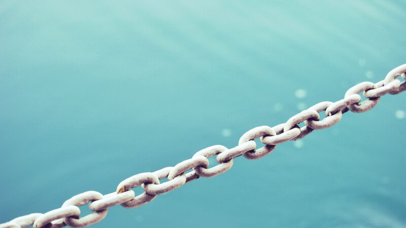 Metal Chain on Water