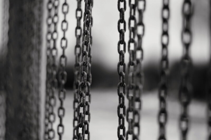Metal Chains Hanging