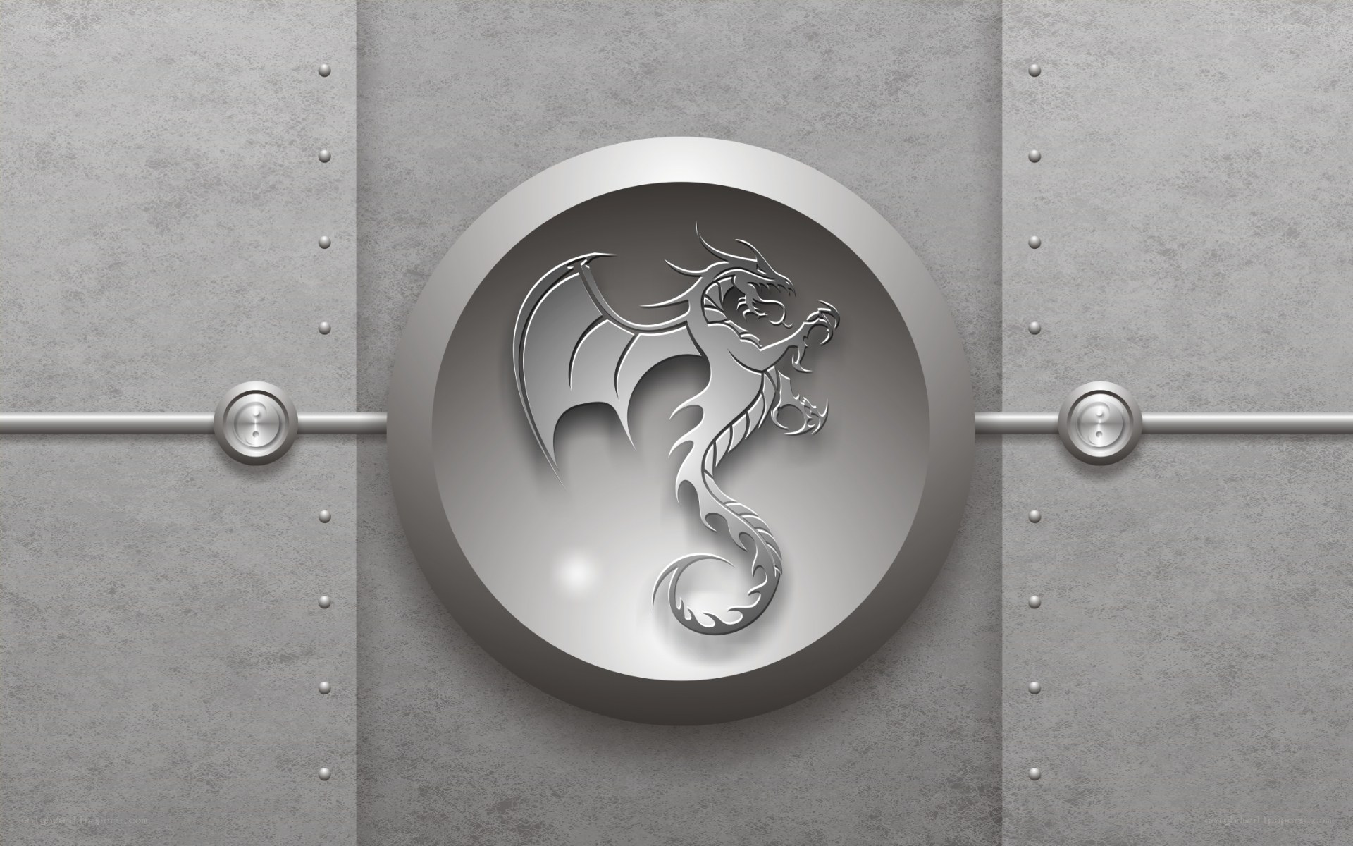 metal dragon emblem