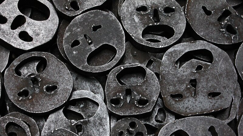 Metal Face Cutouts — Black, Dark
