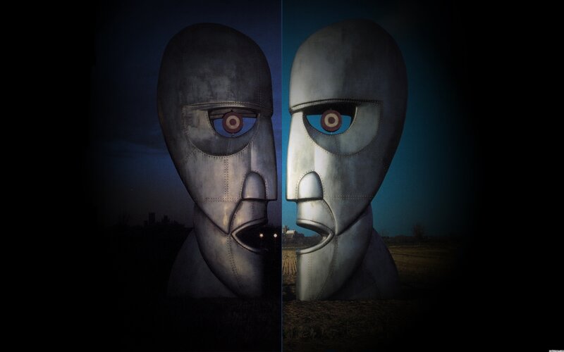 Metal Face Sculptures