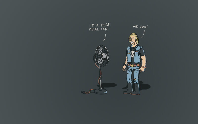 Metal fan joke