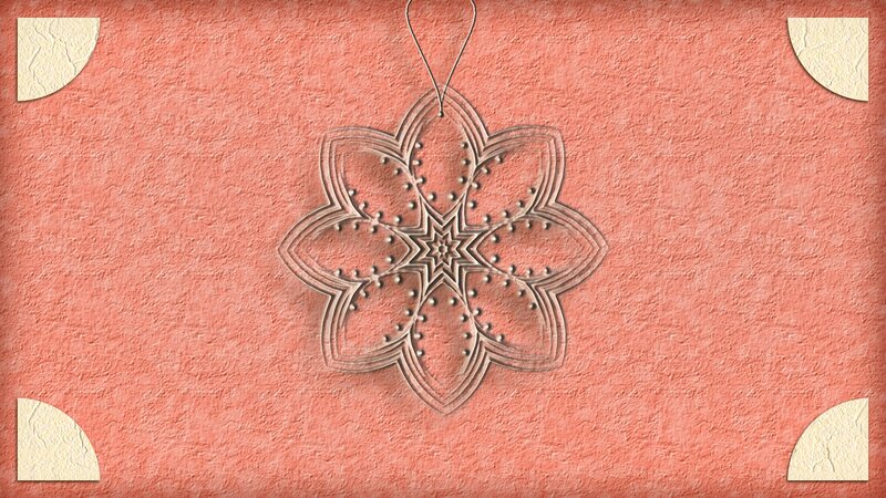 Metal Flower Ornament