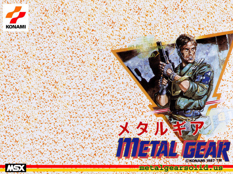 Metal Gear game cover art
