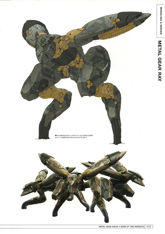 Metal Gear Ray concept art
