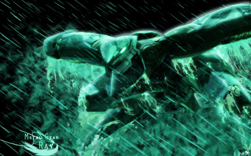 Metal Gear Ray in action