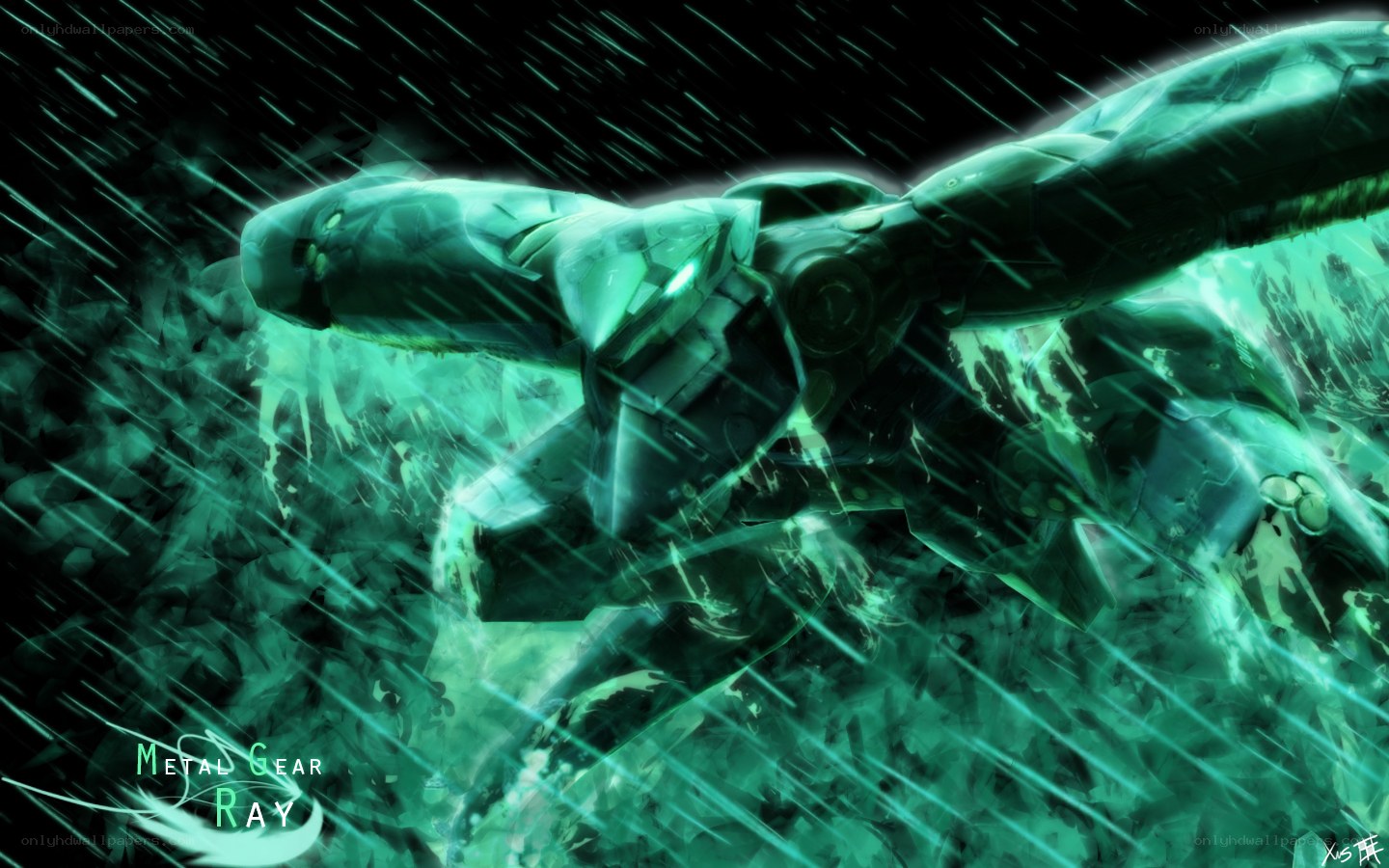 Metal Gear Ray in action