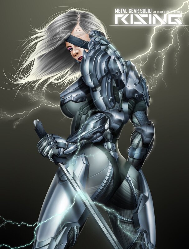 Metal Gear Rising character art