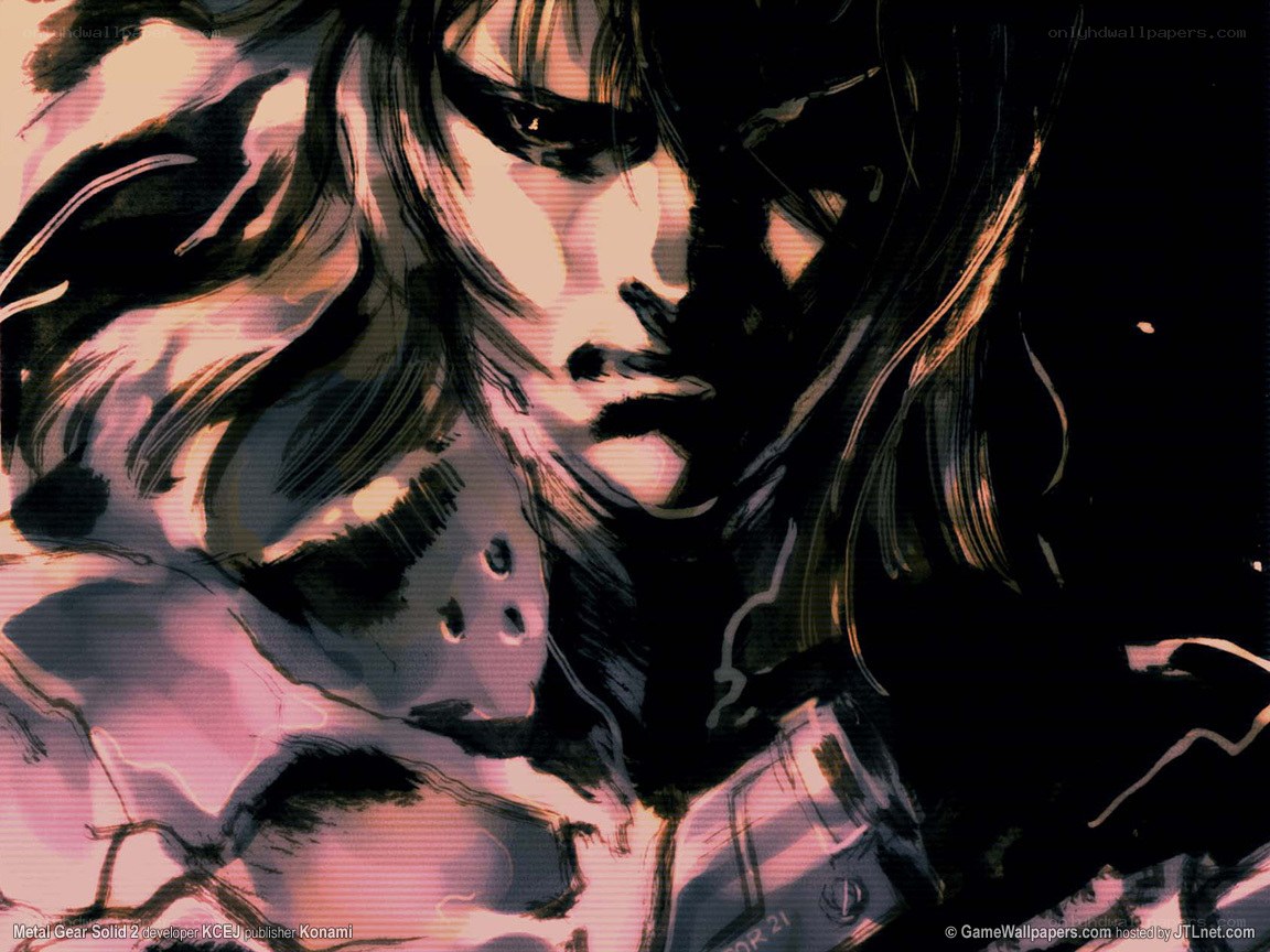 Metal Gear Solid 2 character art