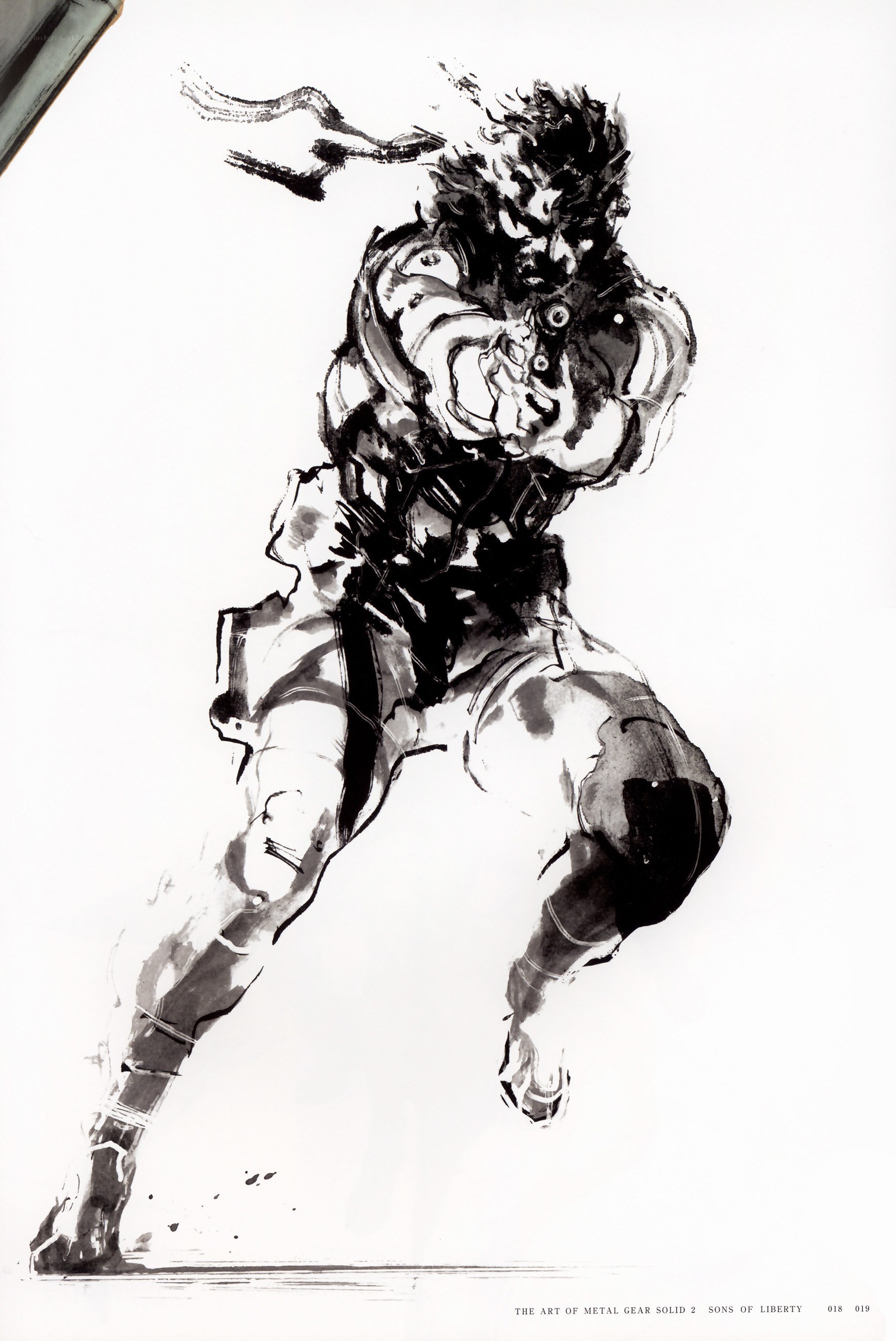 Metal Gear Solid 2 character art