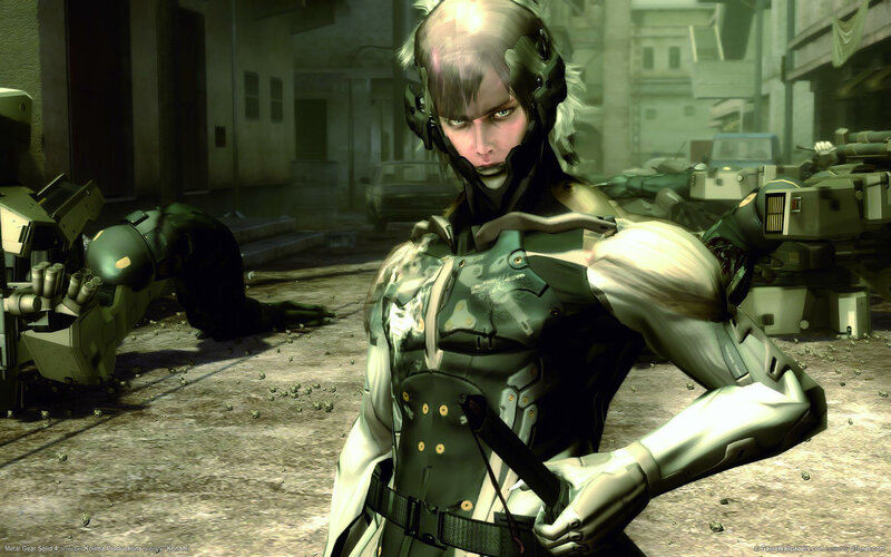 Metal Gear Solid 4 character in combat