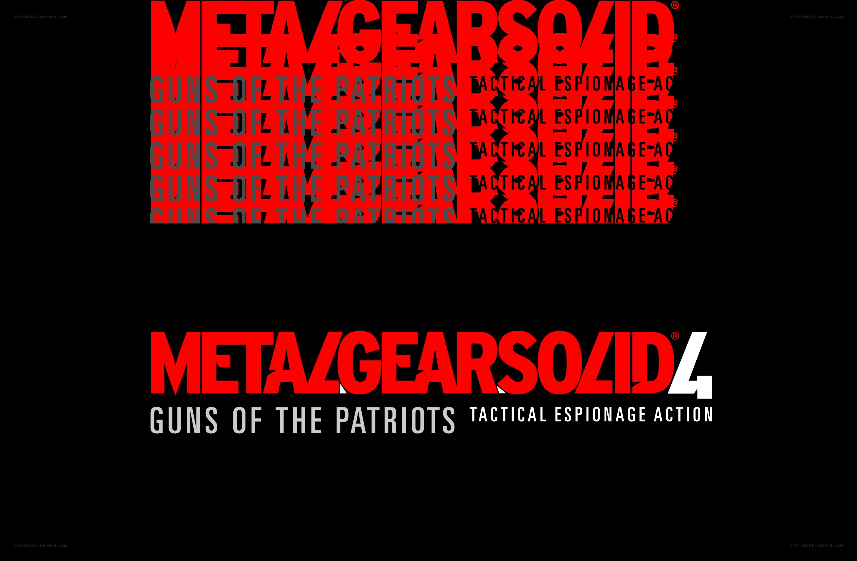 Metal Gear Solid 4 logo