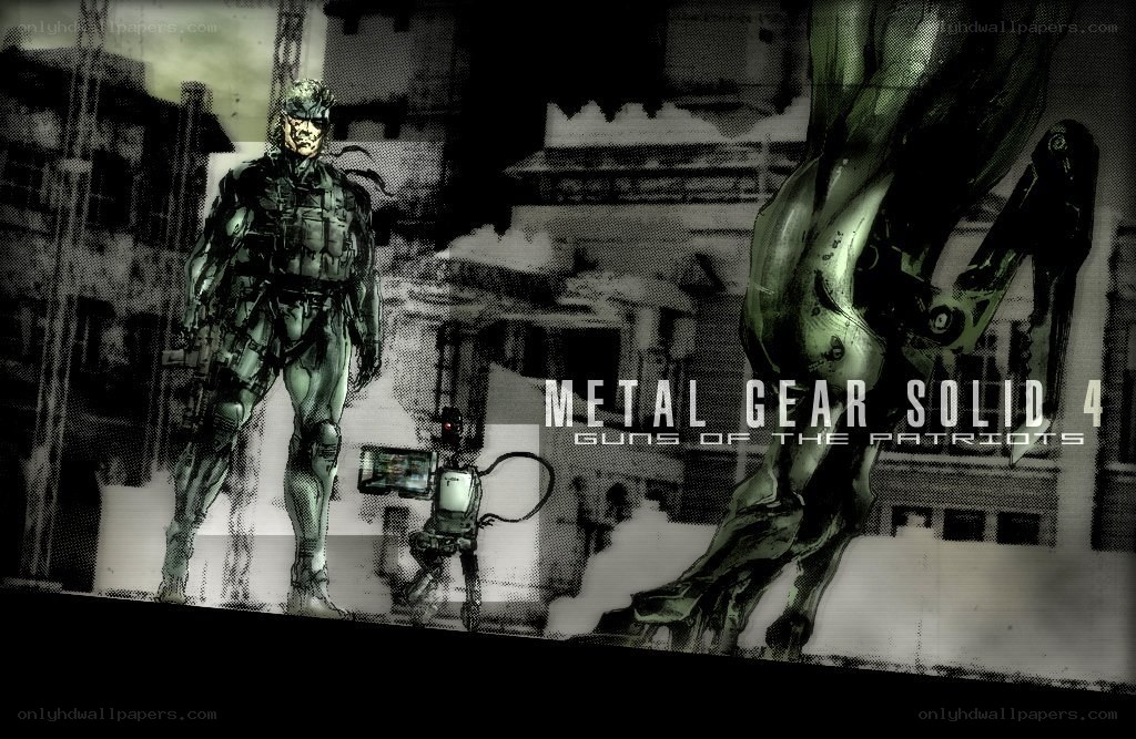 Metal Gear Solid 4 promotional art