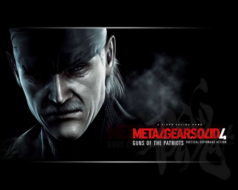 Metal Gear Solid 4 promotional art
