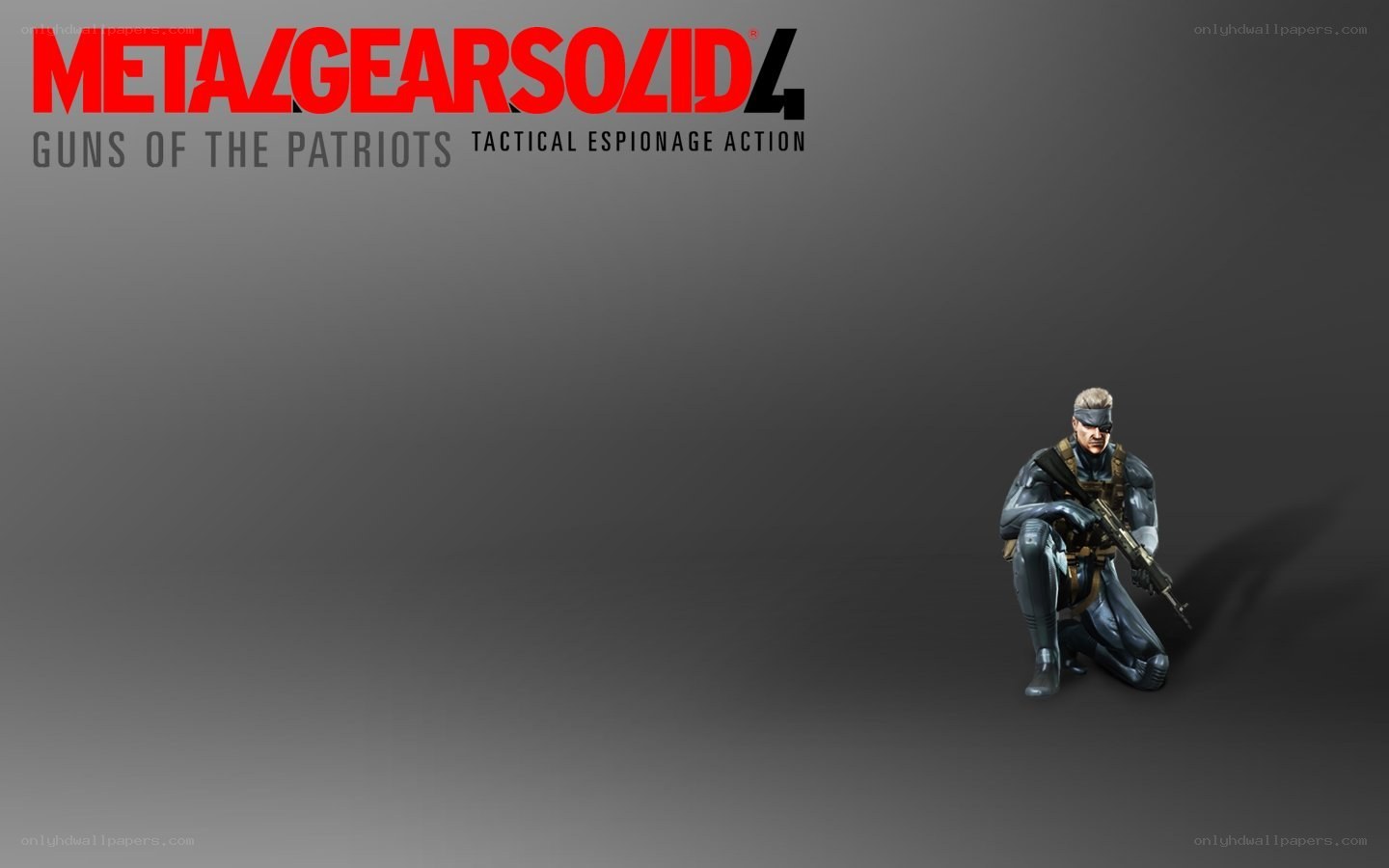 Metal Gear Solid 4 promotional art