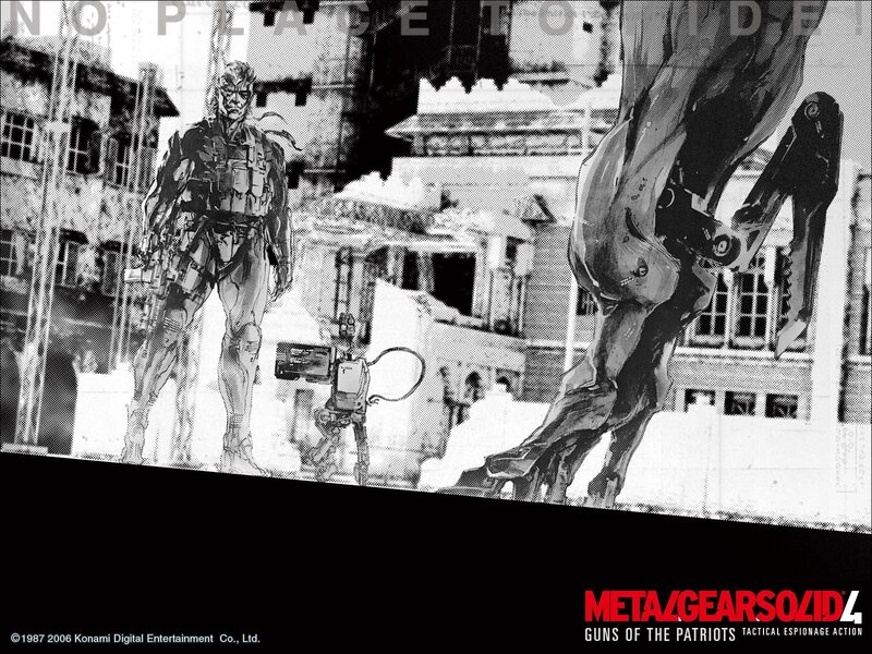 Metal Gear Solid 4 promotional art
