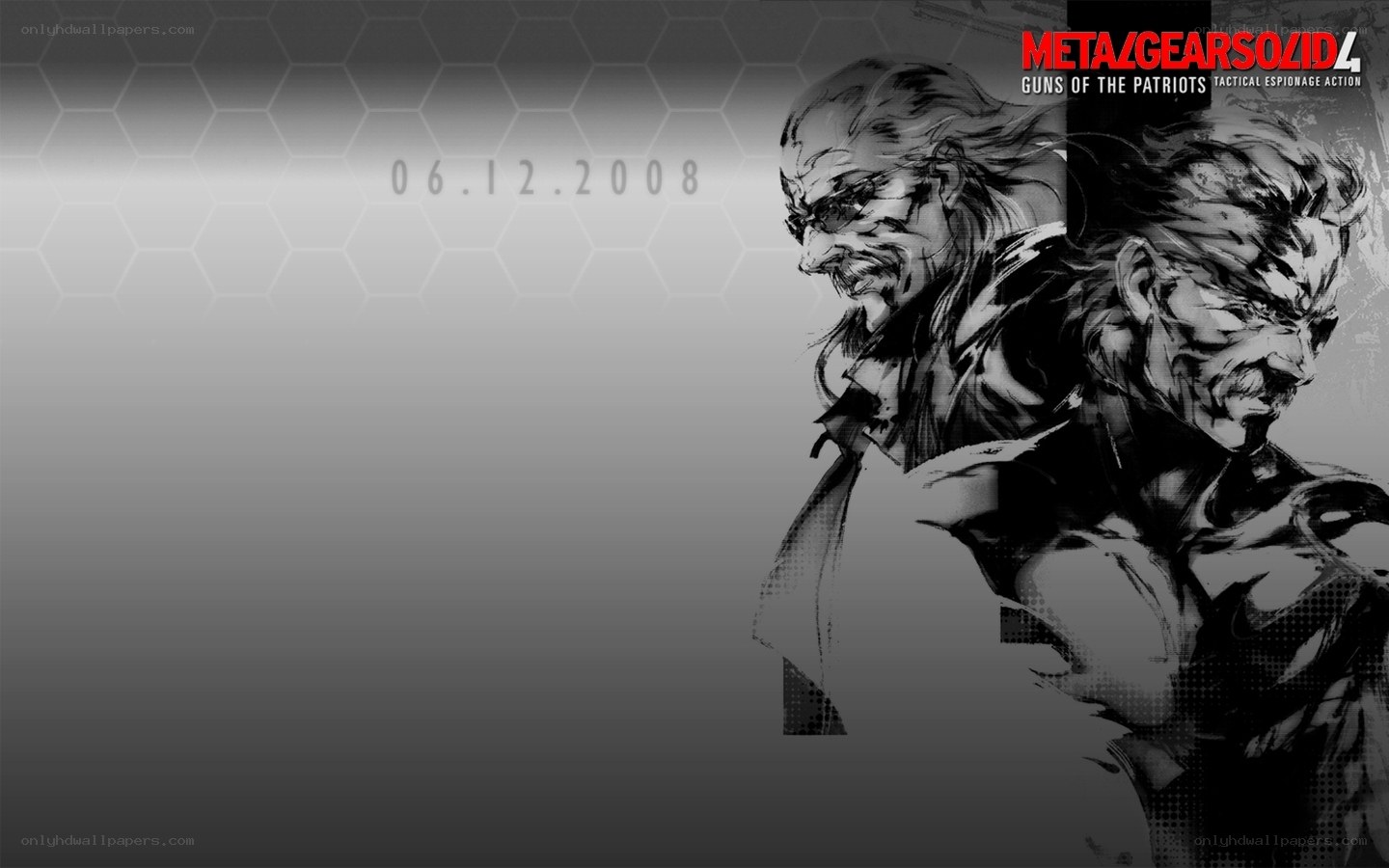 Metal Gear Solid 4 promotional art