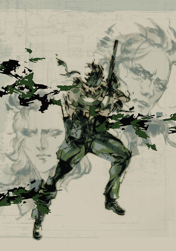 Metal Gear Solid character art