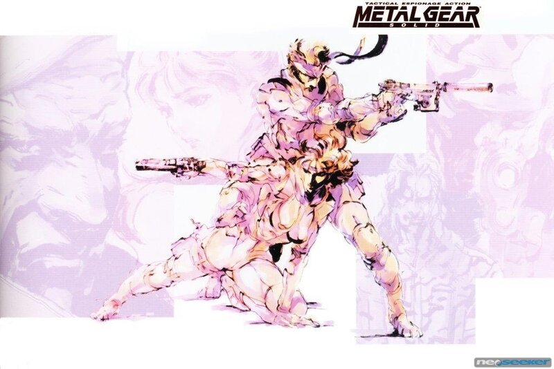 Metal Gear Solid character art