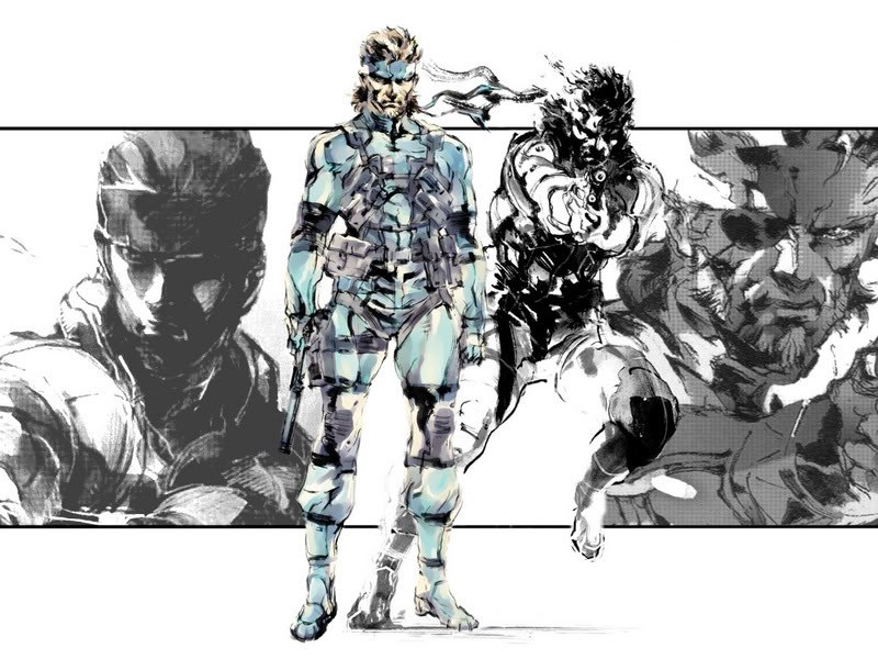 Metal Gear Solid character art