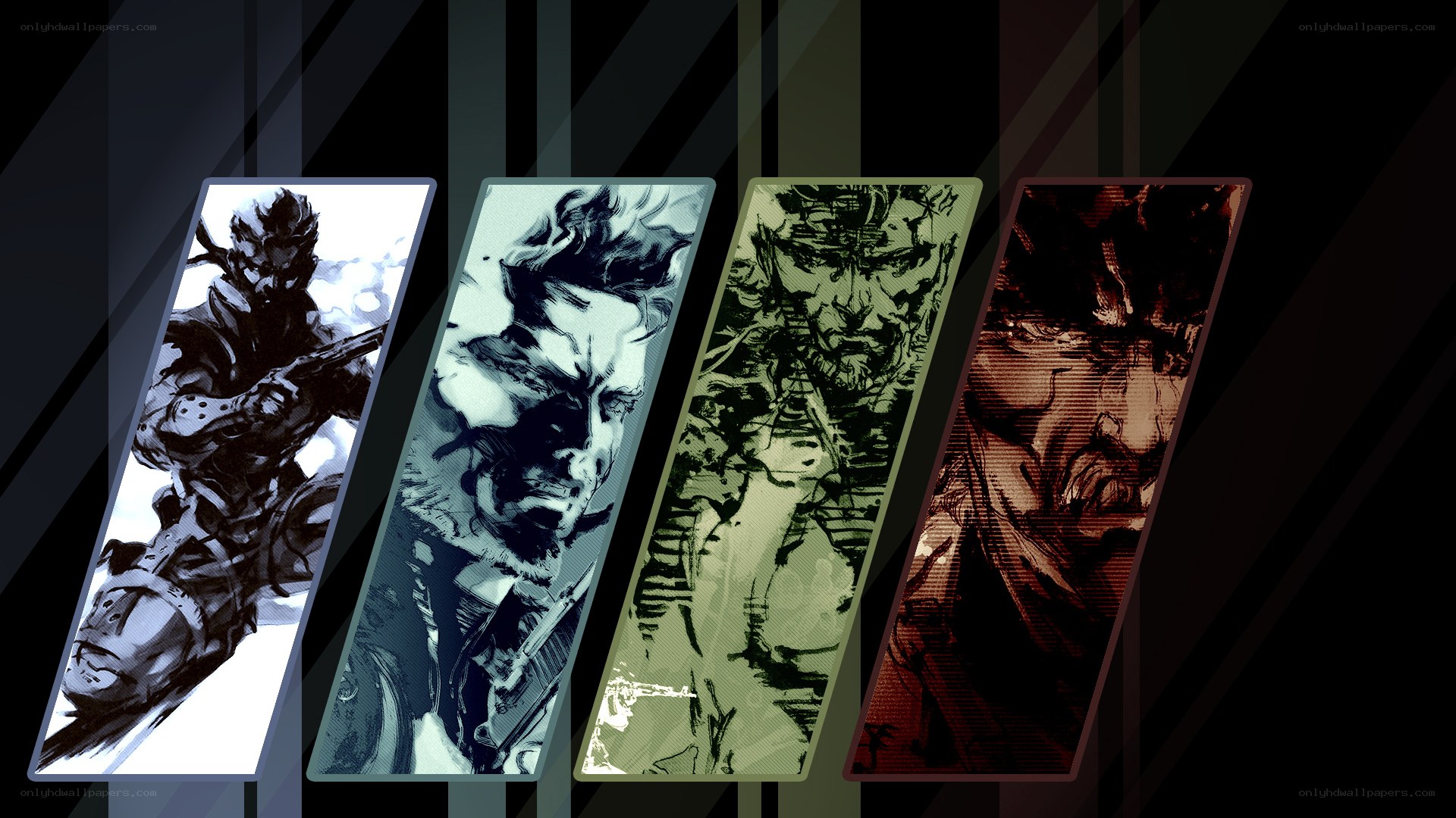 Metal Gear Solid character art