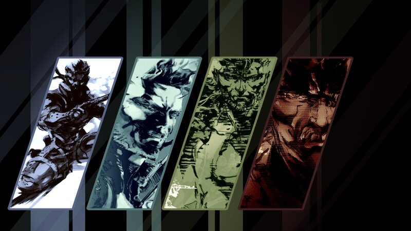 Metal Gear Solid character art