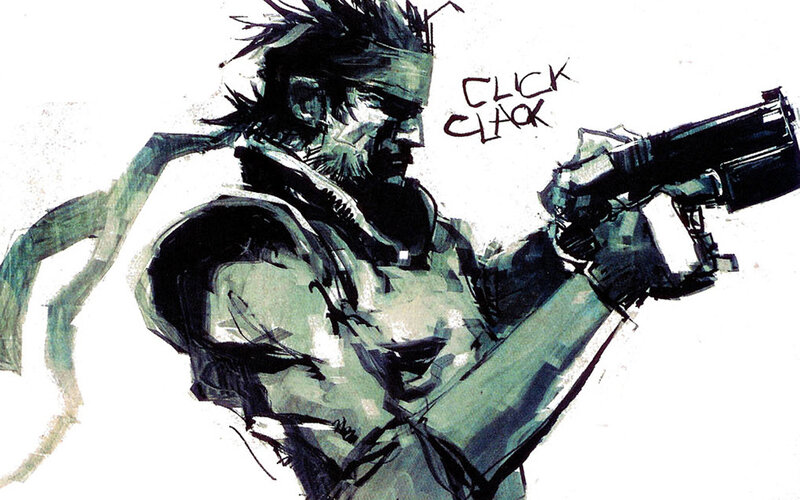 Metal Gear Solid character art