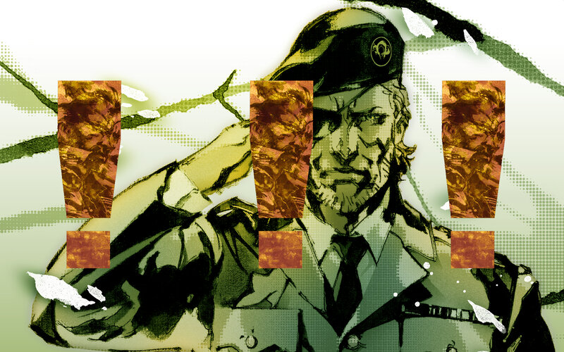 Metal Gear Solid character illustration