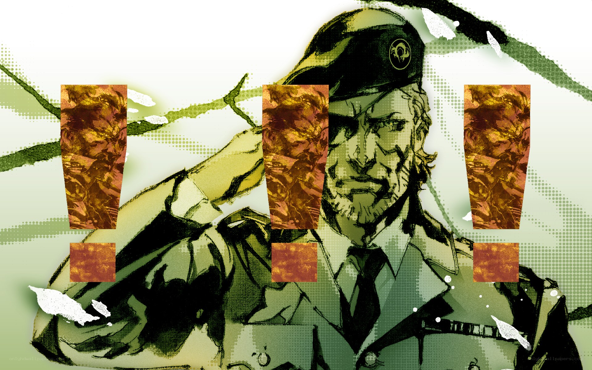 Metal Gear Solid character illustration