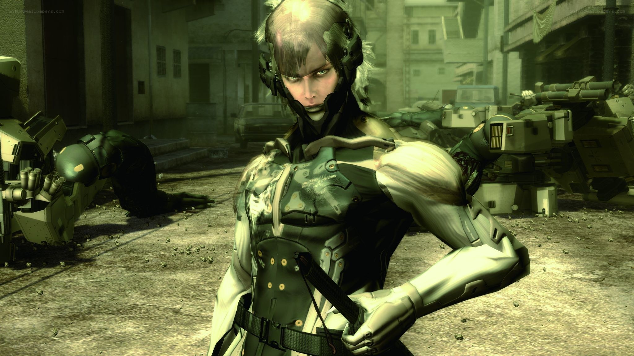 Metal Gear Solid character in combat gear