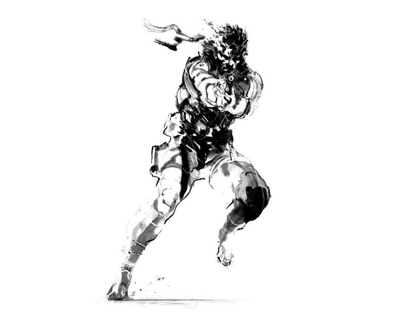 Metal Gear Solid character sketch