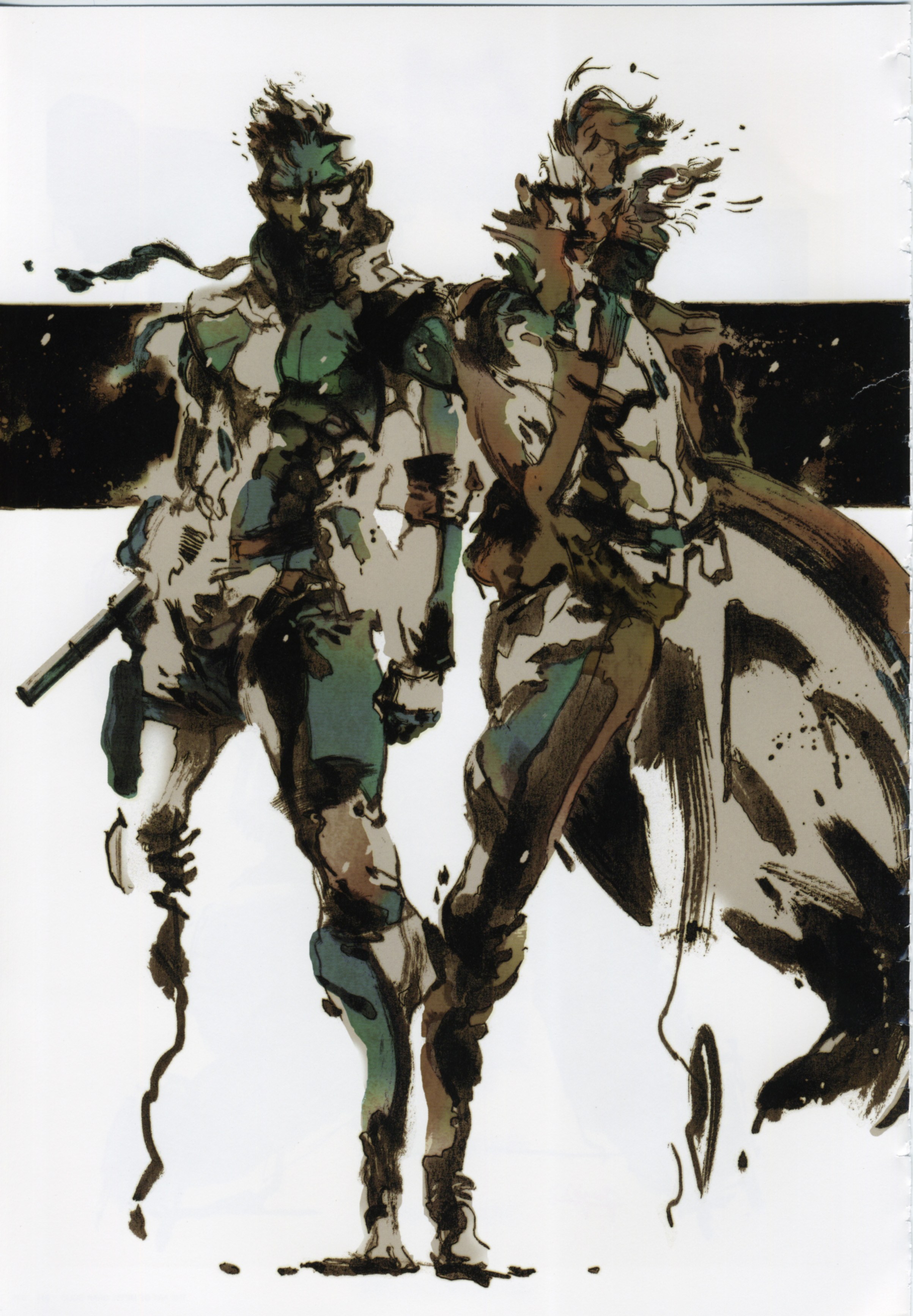 Metal Gear Solid characters artwork
