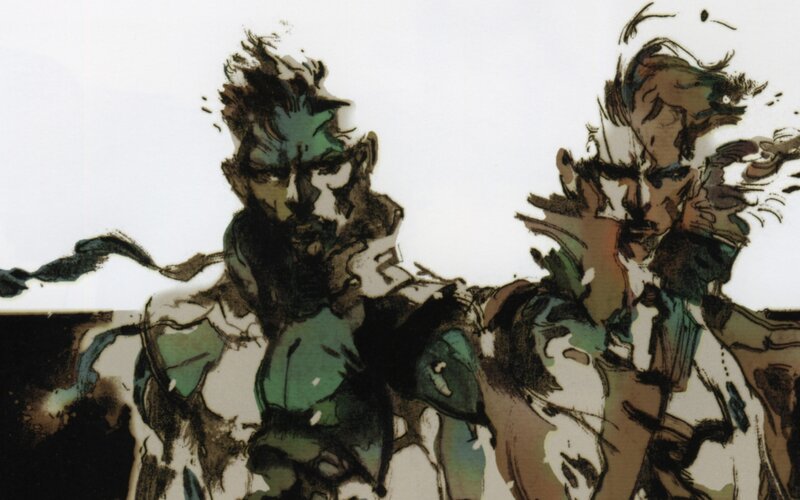 Metal Gear Solid characters artwork