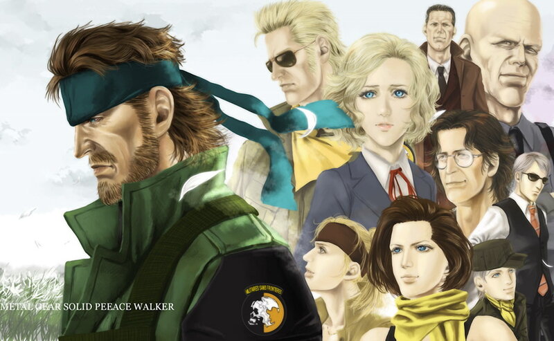 Metal Gear Solid characters collage