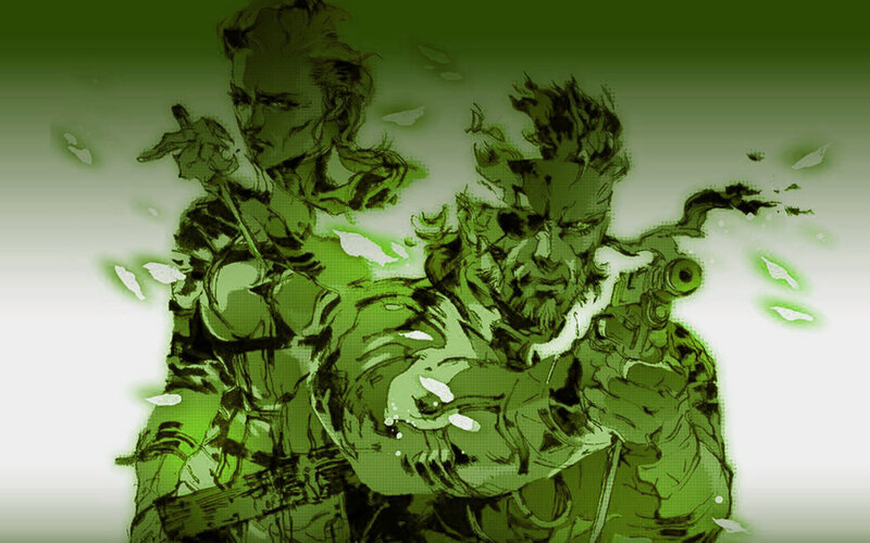 Metal Gear Solid characters in action