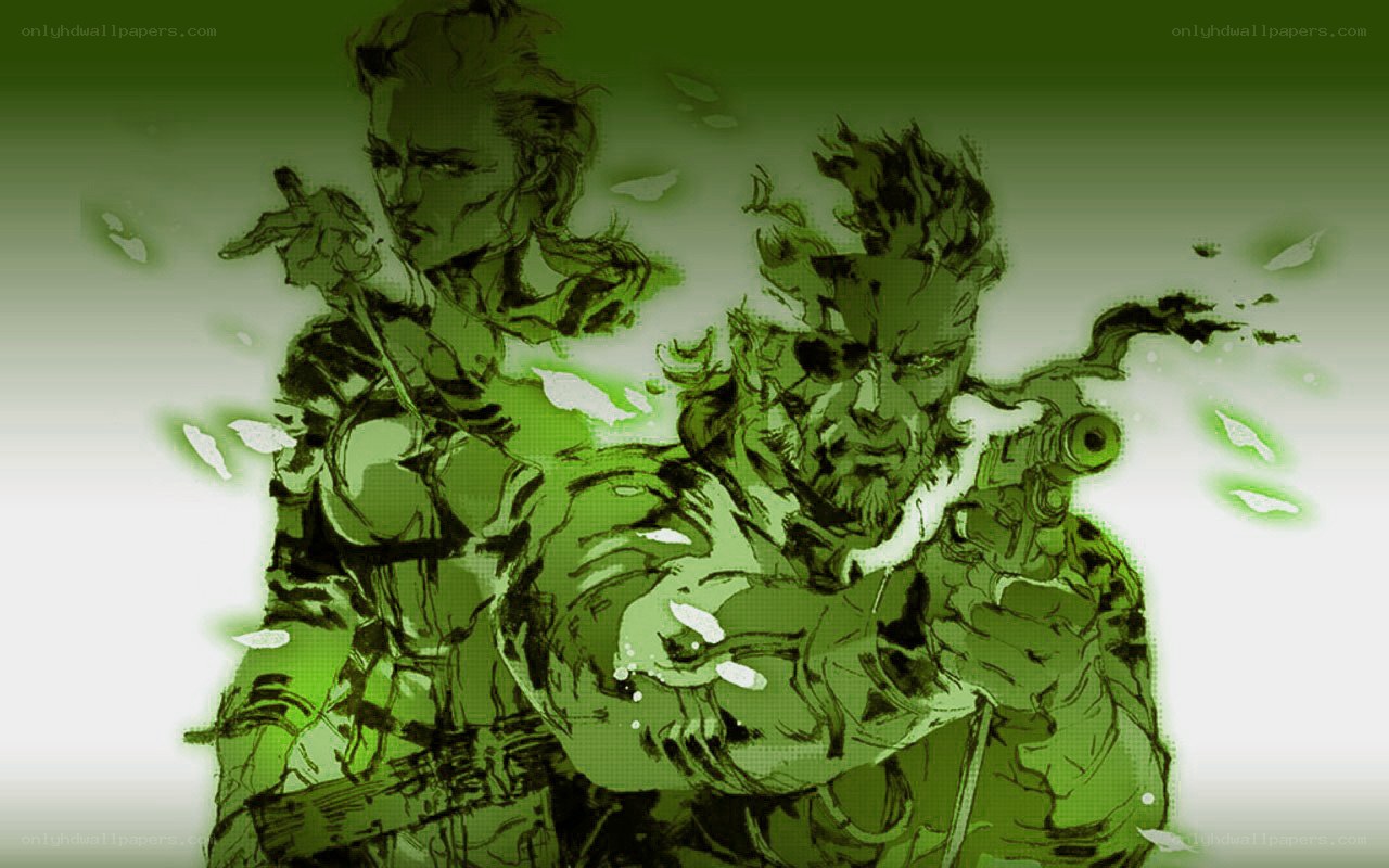 Metal Gear Solid characters in action