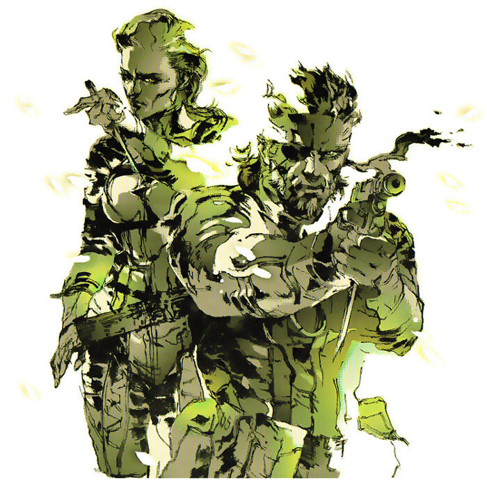 Metal Gear Solid characters in action