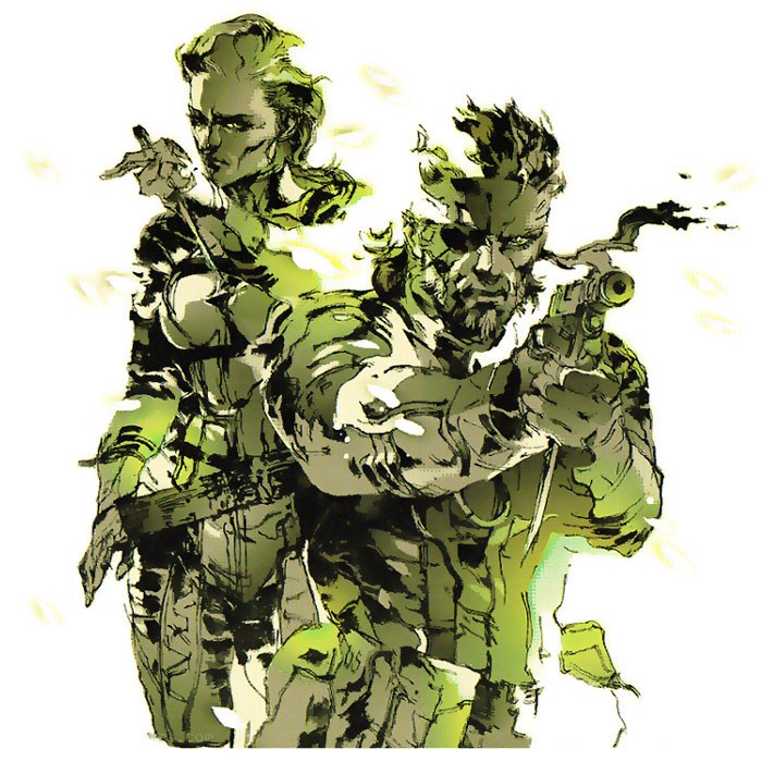 Metal Gear Solid characters in action