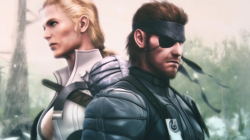 Metal Gear Solid characters in forest
