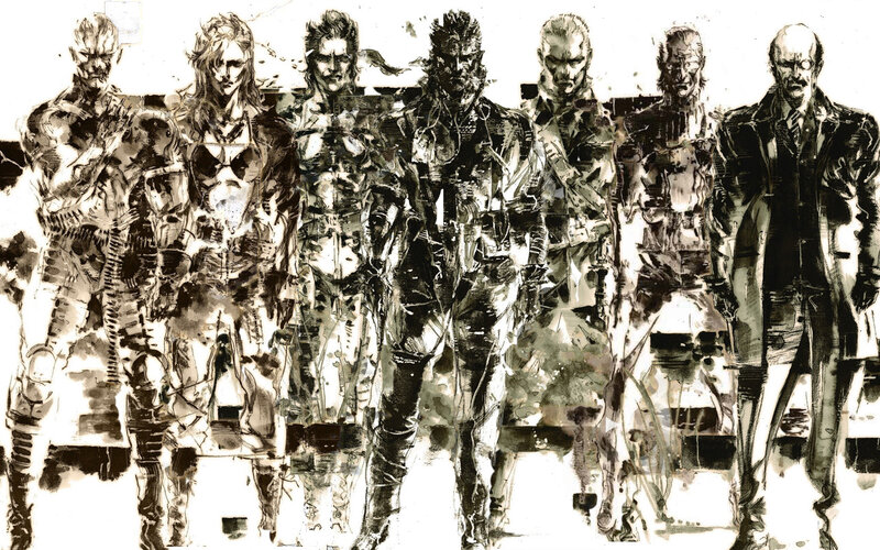 Metal Gear Solid characters lineup
