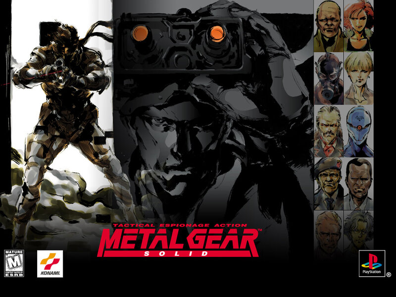 Metal Gear Solid game cover art