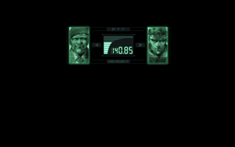 Metal Gear Solid PTT screen
