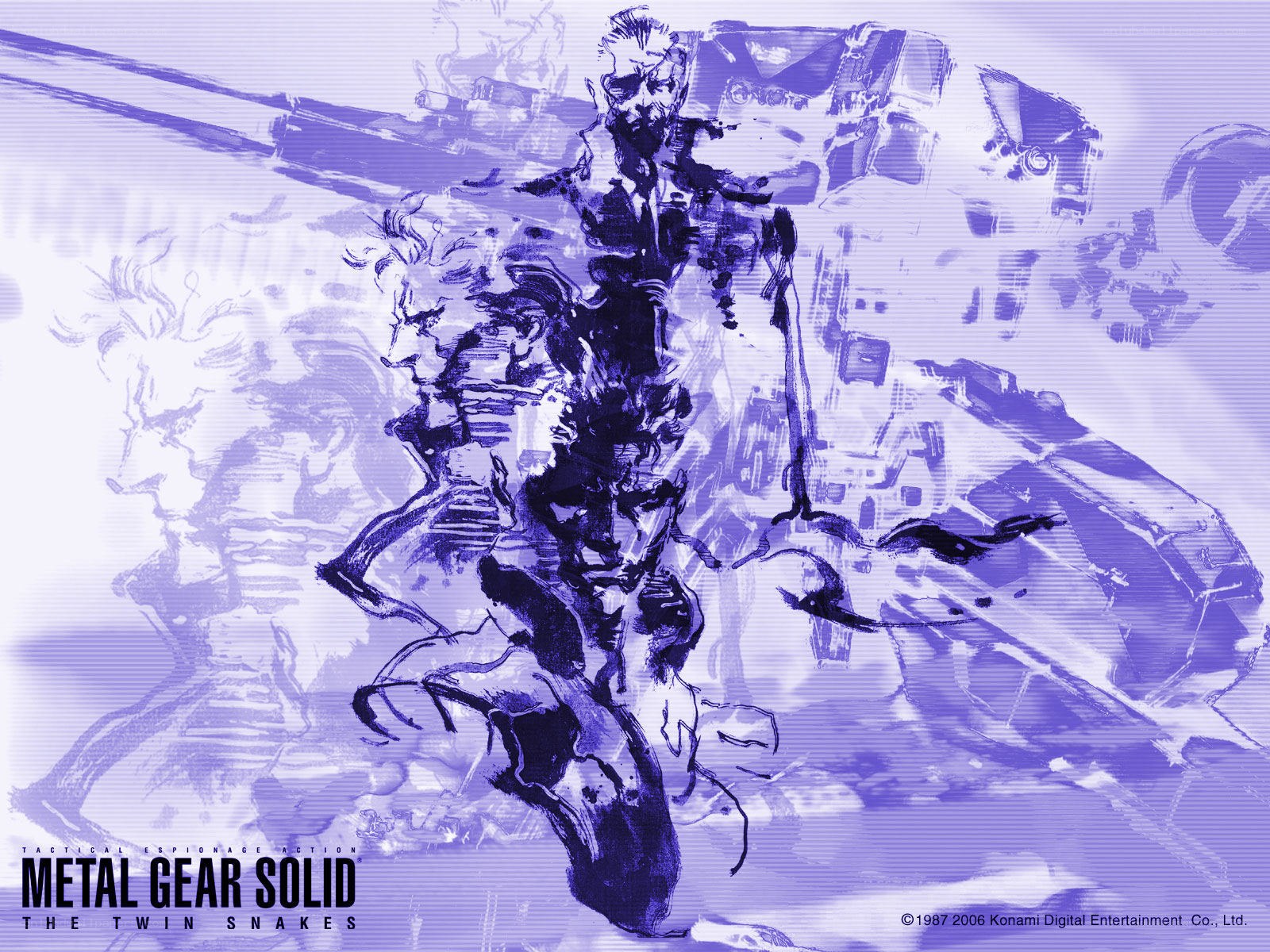 Metal Gear Solid: The Twin Snakes artwork