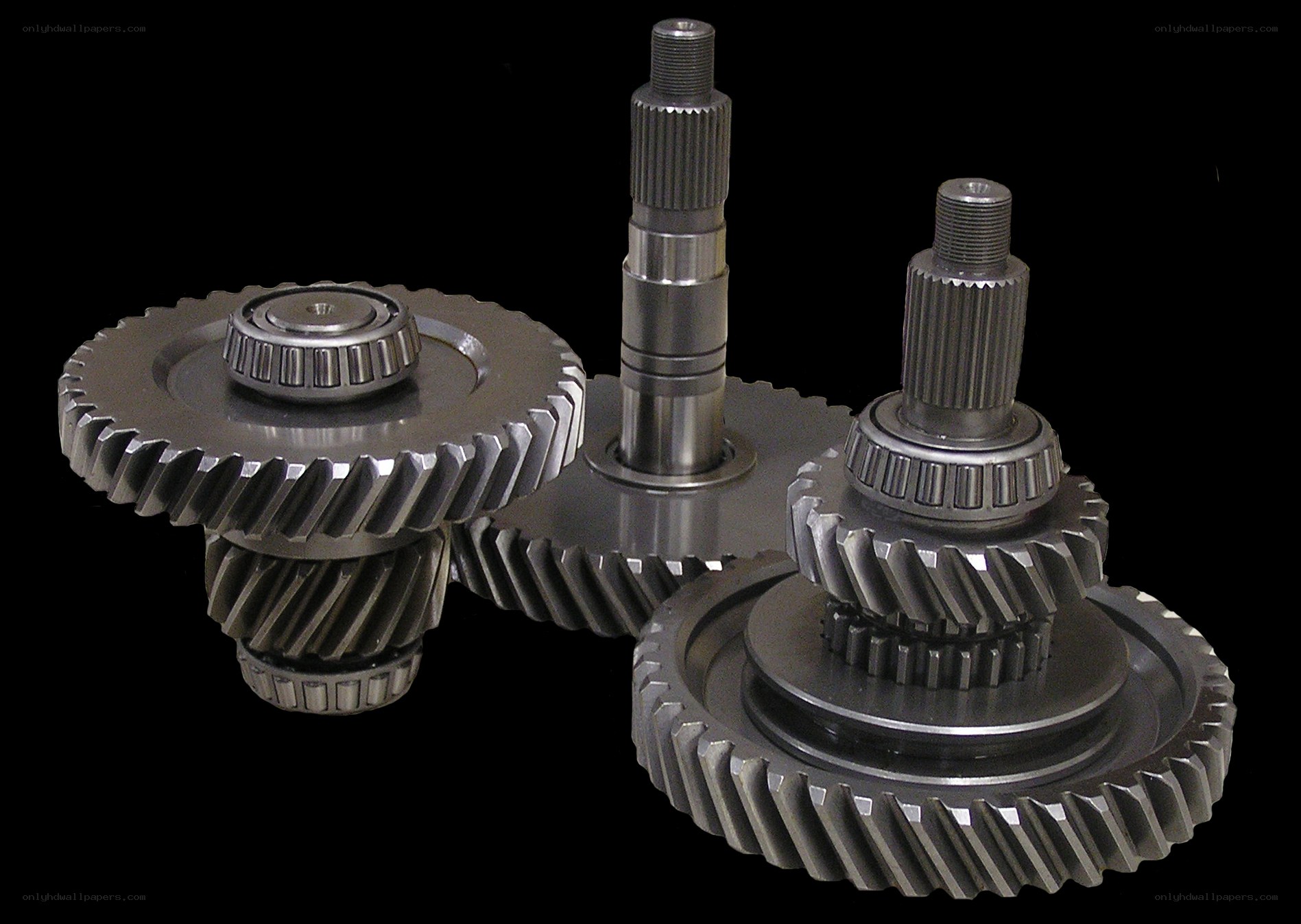 Metal gears and shafts
