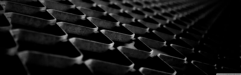 Metal Grid Pattern — Black