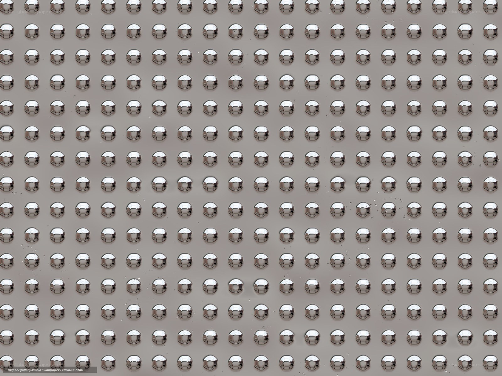 metal grid with rivets