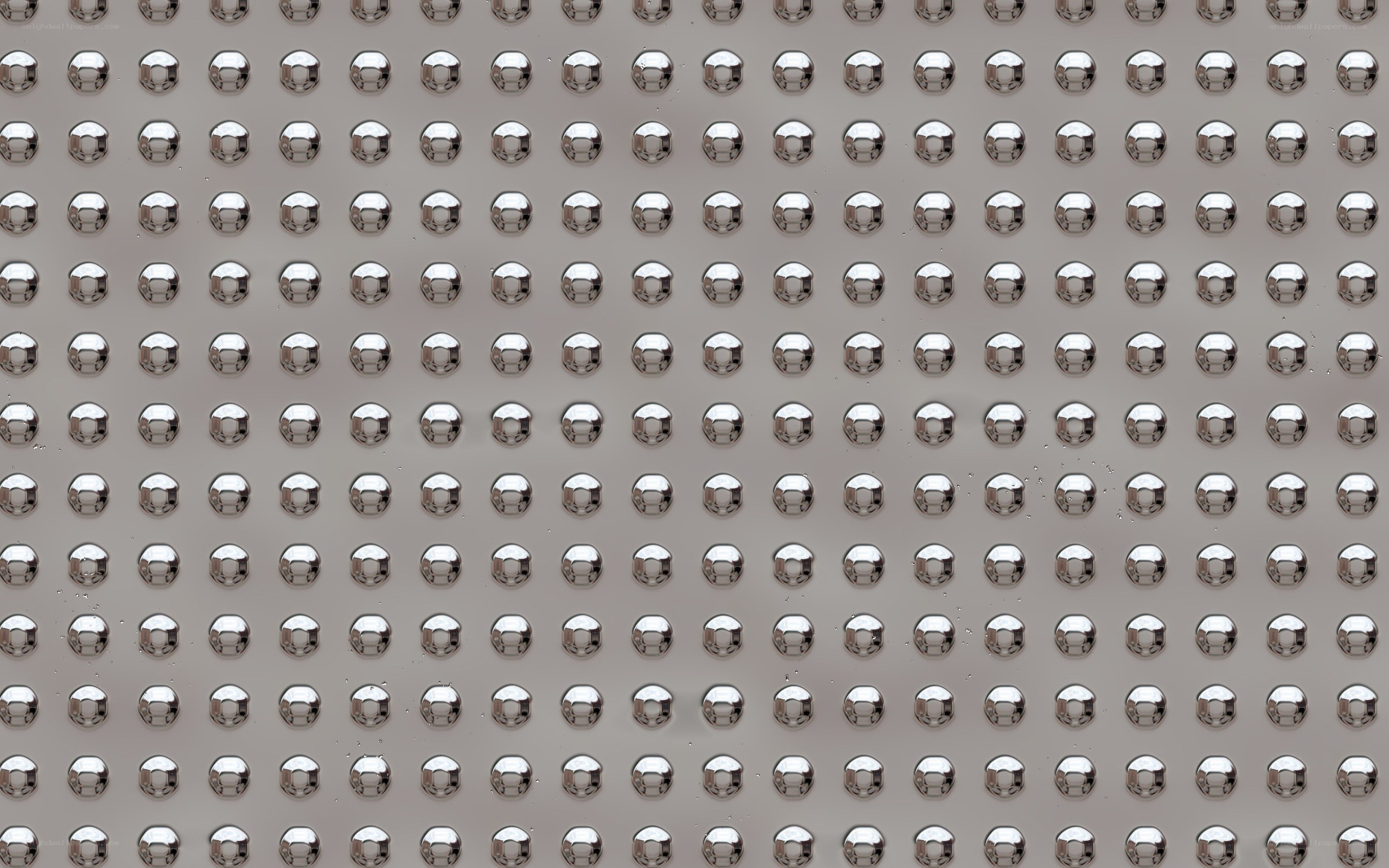 metal grid with rivets