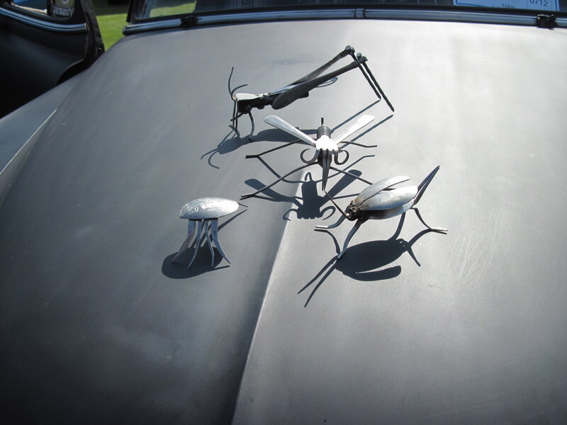 Metal Insect Sculptures