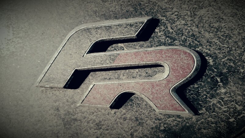 Metal Logo on Surface