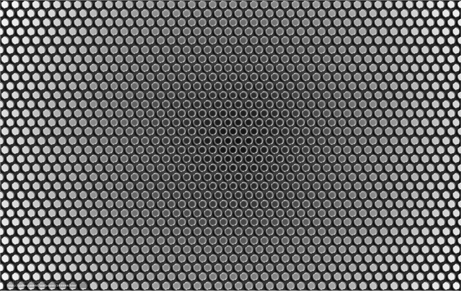 metal perforated grid pattern